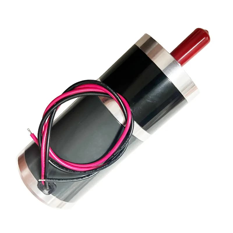 60mm 12V oder 24V Elektrischer Mikro-Planetengetriebemotor mit Hohem Drehmoment, Metall-Elektromotor für AGV, Balancierfahrzeuge und Intelligente
