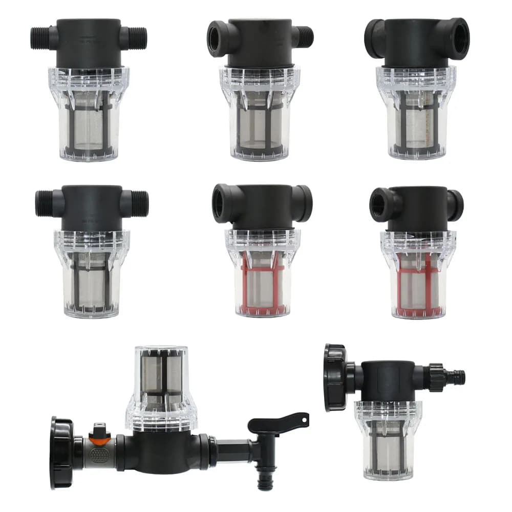 1/2 3/4 1 Zoll Gewinde Wasserfilter 100 Mesh 200 Mesh Filteranschluss Gartenschlauchanschluss Aquarium Pumpensieb