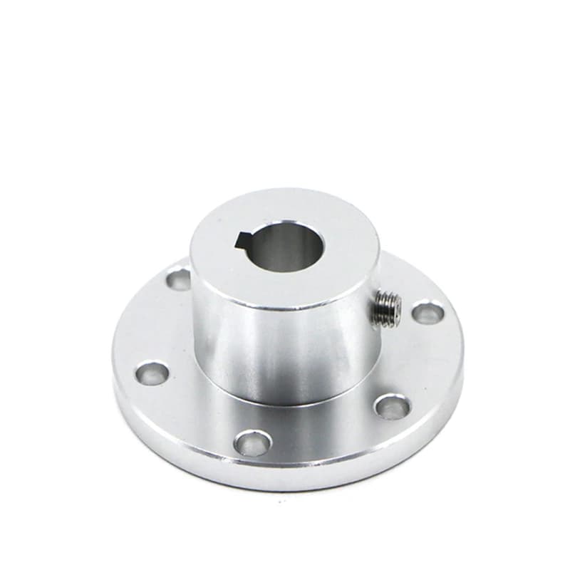Kupplungs flansch Gelenk kupplung Keilnut 5 6 8 10 12 14 15 16 18 mm für omni direktion ale Rad hochfeste Aluminium legierung