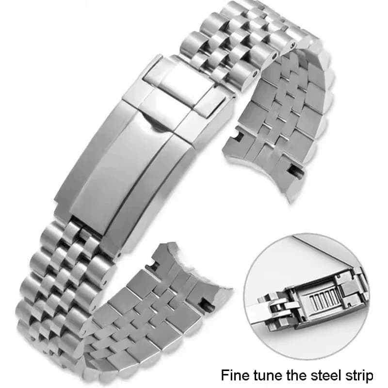 Jubilee 904 Armband für Rolex Sub GMT Yacht Daytona Herrenarmband Luxusuhrenkette Mod Teile Ersatz 20 mm 21 mm Zubehör