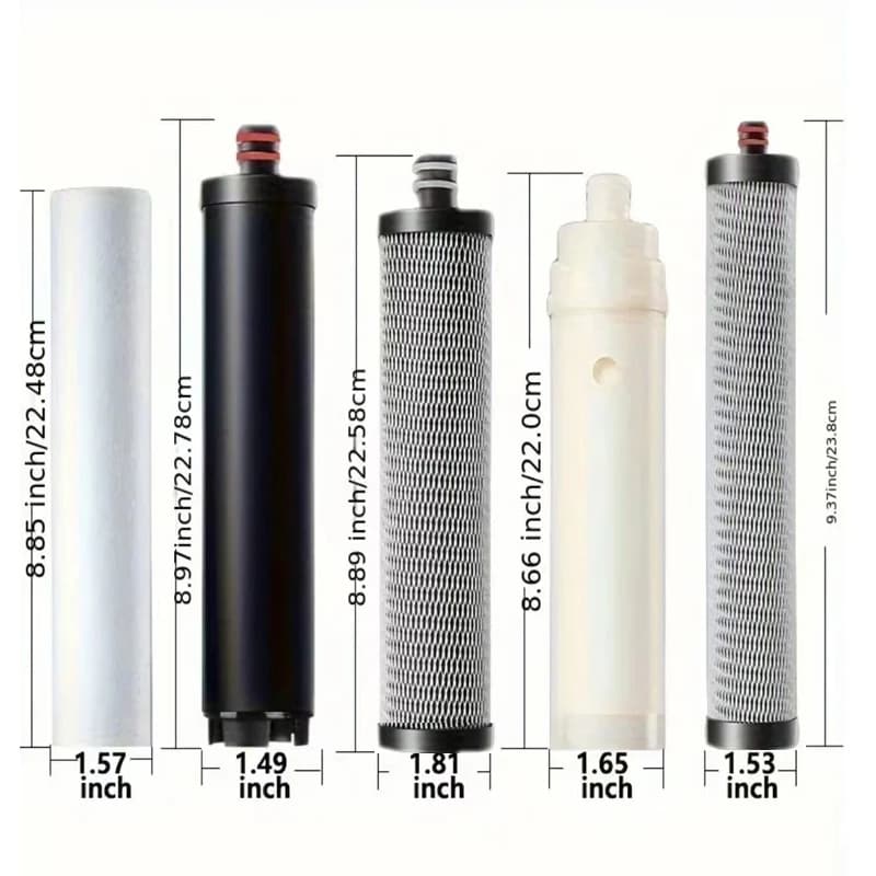 OSWNKW Wasserreinigerfilter, kompatibler Ersatz für 4+1 Ultrafiltrationskartusche