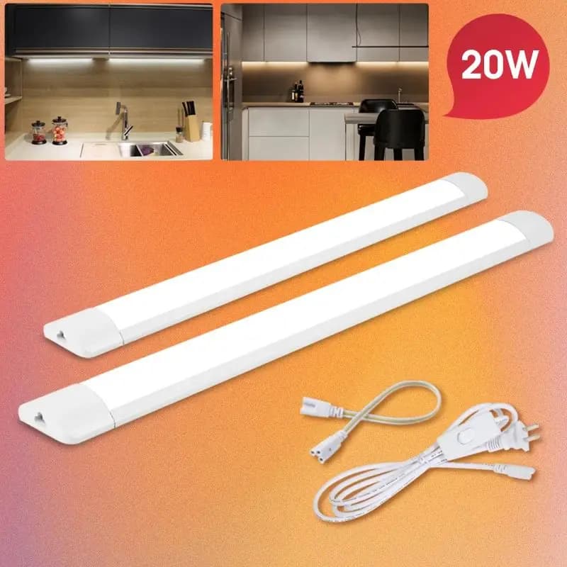 Led-leuchten A85-220V Unter Schrank Lichter Für Küche 10w 20w Led Rohr Bar Für Home Schlafzimmer Schränke küche Schrank Innen Lampen