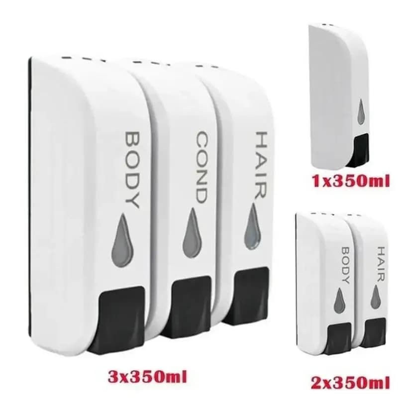 Praktischer Wand-Seife Spender 1/2/3pcs Dusche Gel Hand Seife Shampoo Badezimmer und Küche Seife Flasche