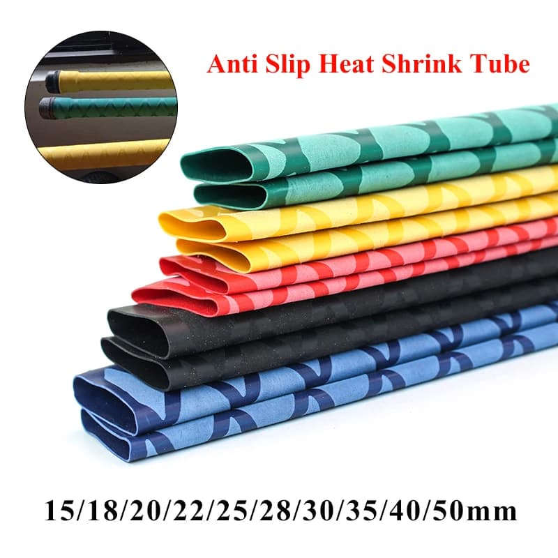 0,2 M/1 M Rutschfeste Schrumpfschläuche Angelrute DIY 5 Farben Griff Isolierung Wasserdicht Schläger Griff Grip 15-50 MM