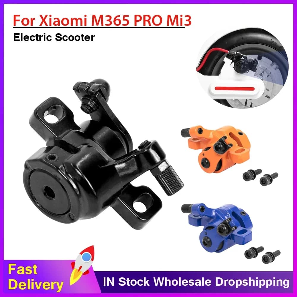 Bremssattel Für Xiaomi 4 Pro MI 3 M365 PRO 1S Elektrische Roller Hinterrad Scheibenbremse Aluminium Legierung Teile mit Schraube Zubehör