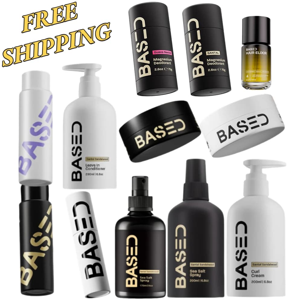 BASDE Haar-Styling-Werkzeug-Set – Meersalz-Spray, voluminöses Pulver, Wachs, Guave, Deodorant, Haarglanz-Essenz für alle Haartypen, Pflege