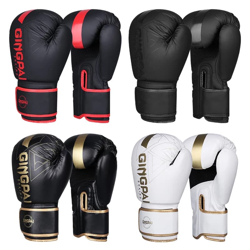 Professionelle 6/8/10/12/14oz Boxhandschuhe PU Muay Thai MMA Beruf Kickboxen Erwachsene Sandsack Trainingshandschuhe Ausrüstung