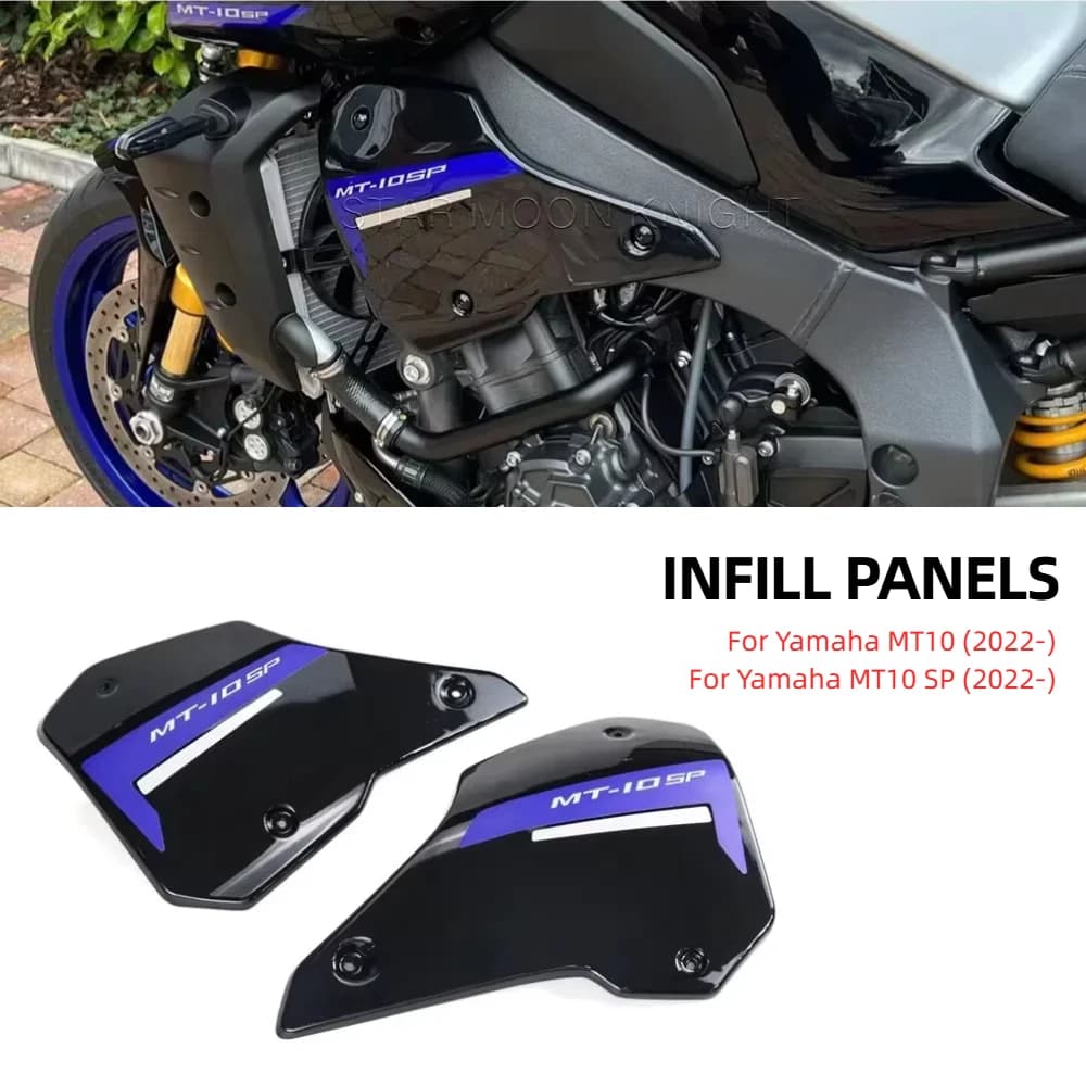 Für Yamaha MT-10 MT10 MT10 SP (2022-) Motorrad Zubehör Infill Panels Rahmen Seite Infill Panel Verkleidung Gugel Füllstoff Bord
