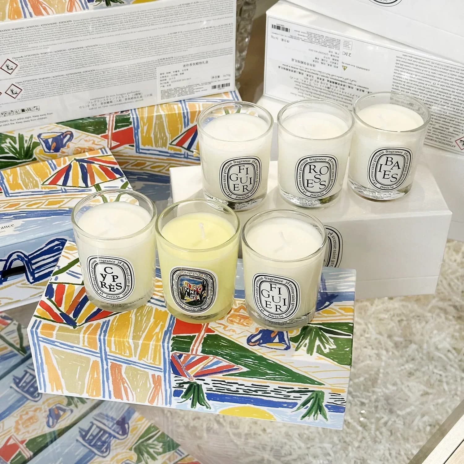 Aromatherapie-Kerze, natürlicher pflanzlicher Duftkerzen, französischer Duft, frischer und eleganter, anhaltender Luftbegleiter, Aroma-Geschenk