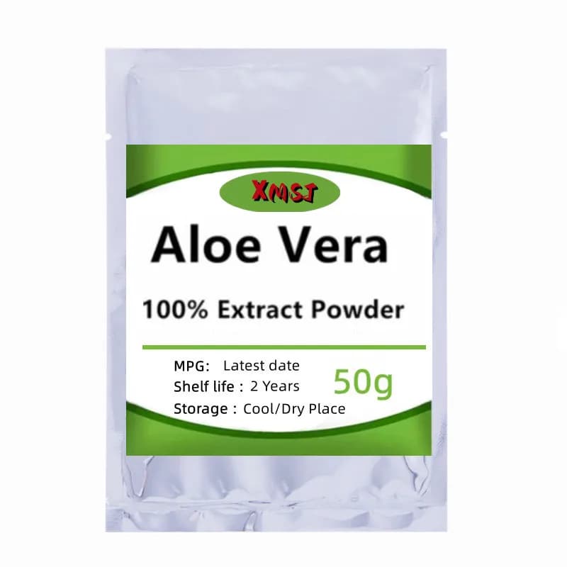 50-1000g natürliches Aloe Vera Extrakt pulver, kosmetisches Rohmaterial, Anti-Aging, Haut aufhellung und Feuchtigkeit creme, anti bakterizid