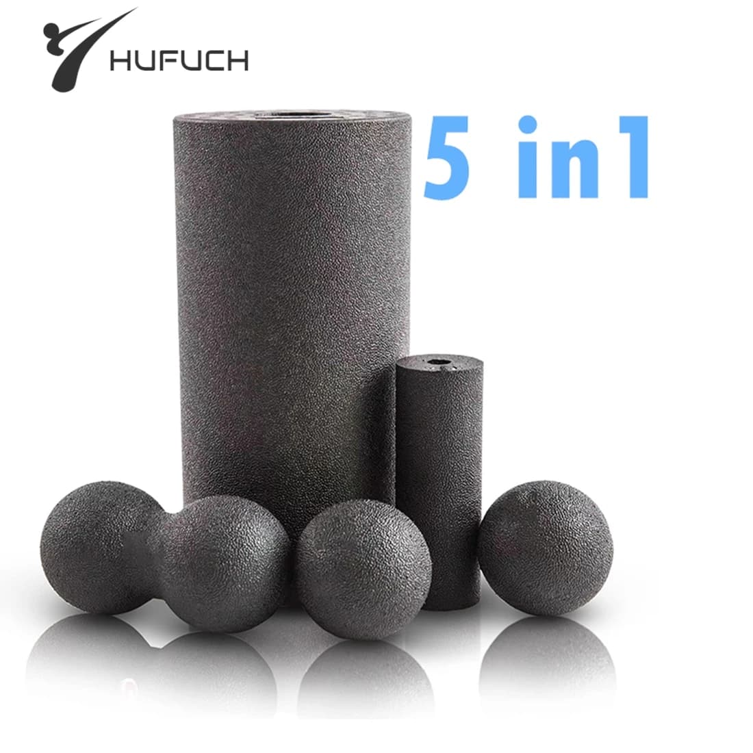 5 Stück Yoga Massage Schaumstoff rollen Faszien bälle Yoga Säule Epp High Density Fitness Roller & Ball Bein Nacken Nacken massage gerät Schmerz
