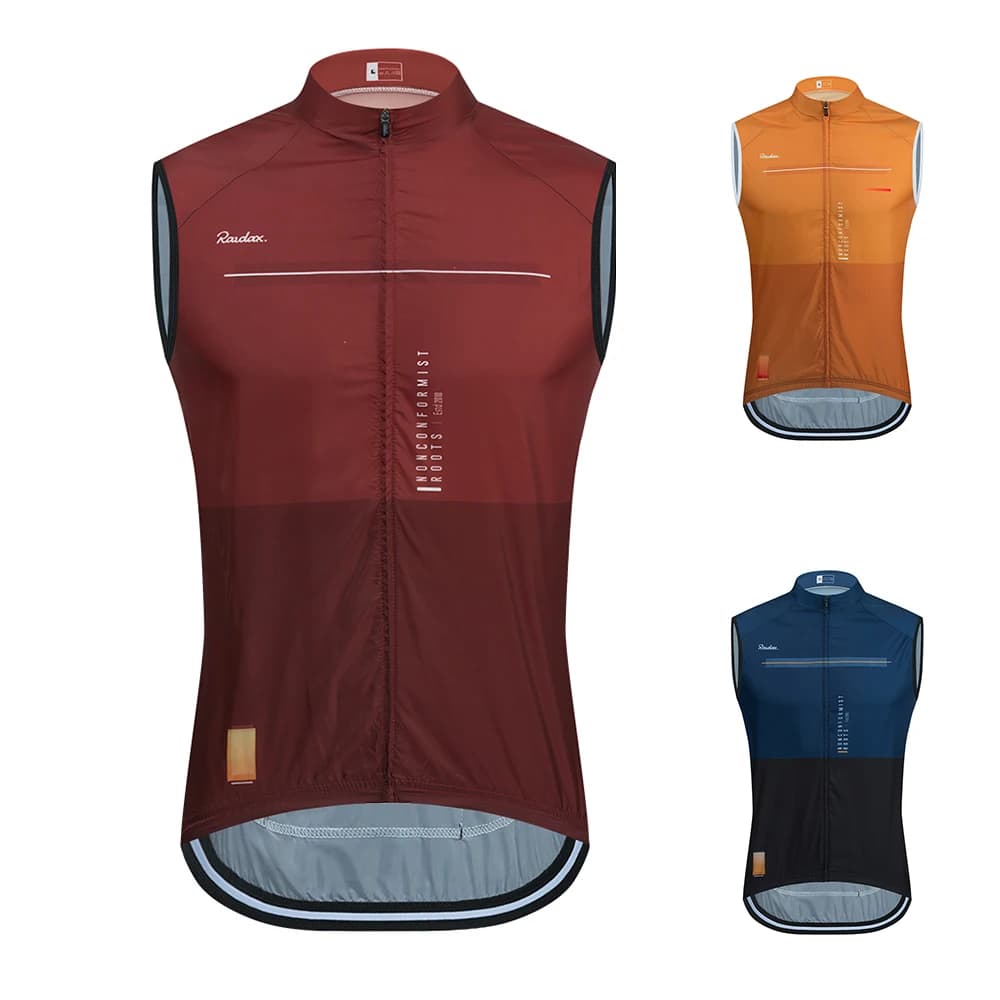 Männer Raudax Ärmellose Radfahren Weste Mesh Ciclismo Lets Gobik Unterhemd Jersey Winddicht Radfahren Kleidung Gilet Motorrad Weste