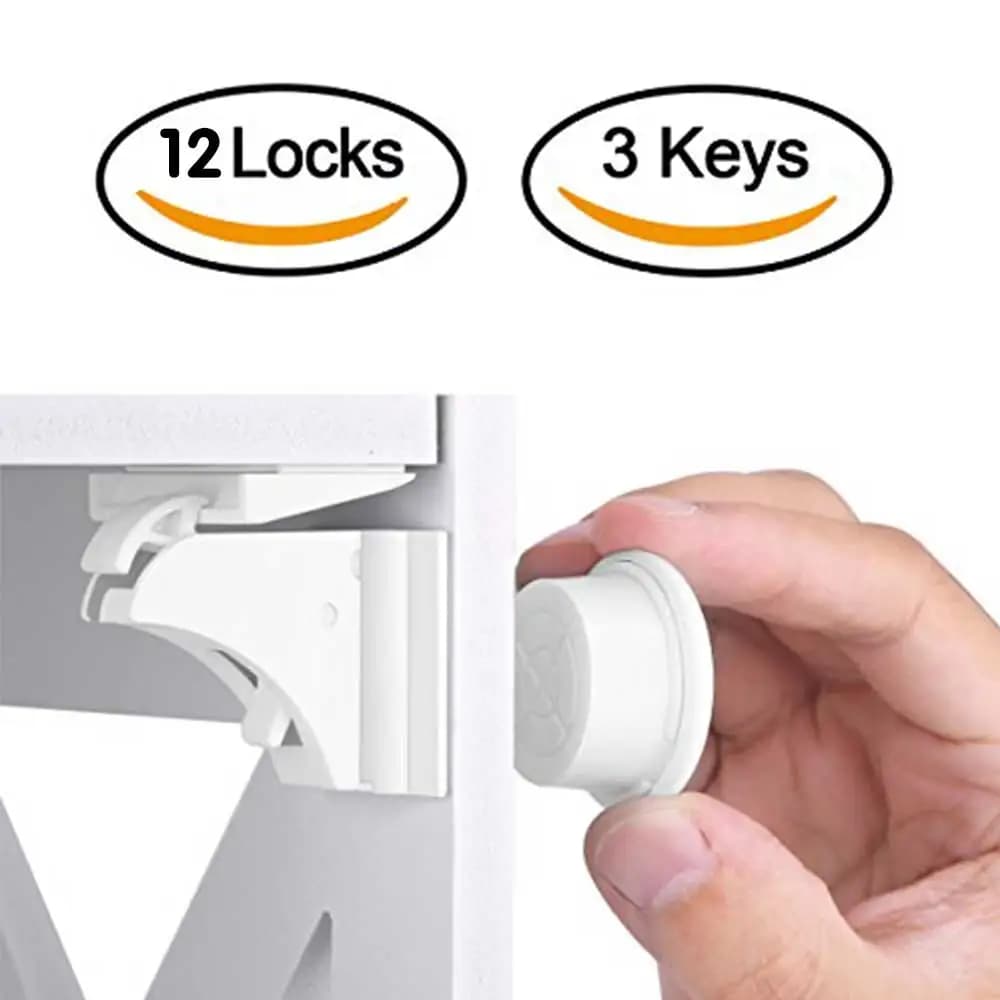 Magnetische Kindersicherung Kinder Schutz Baby Sicherheitsschloss Schublade Riegel Schrank Türschloss Limiter Kinder Sicherheitsschlösser