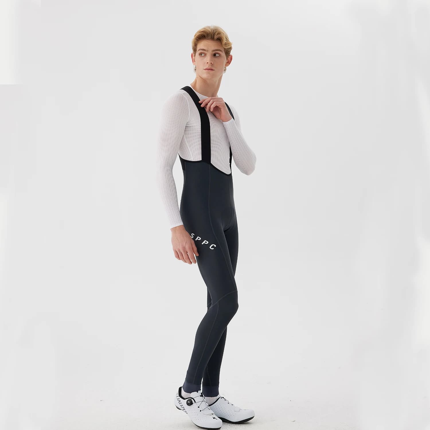 SPEXCEL SPPC 26, NEUE Winter-Thermo-Radsport-Trägerhose, Italien, Thermo-Fleece-Radstrumpfhose, Italien, Dolomiti-Pad für 8-Stunden-Fahrt