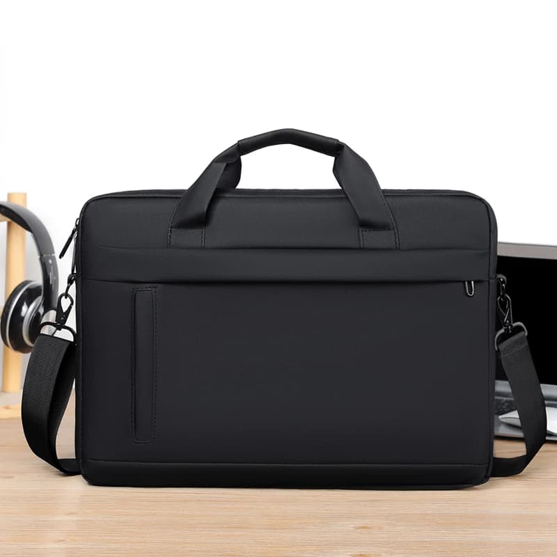 Laptop-Tragetasche, Business-Aktentasche, verstellbare Schultergurte, Reißverschluss – perfekt für Schule, Büro und den täglichen Weg zur Arbeit