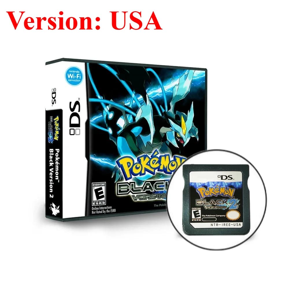USA Pokemon NDS Spielkarte 3DS 2DS DS Karte SoulSilver HeartGold Platinum Spielkarte Spielkarte SCHWARZ Sammlerstücke Geschenke