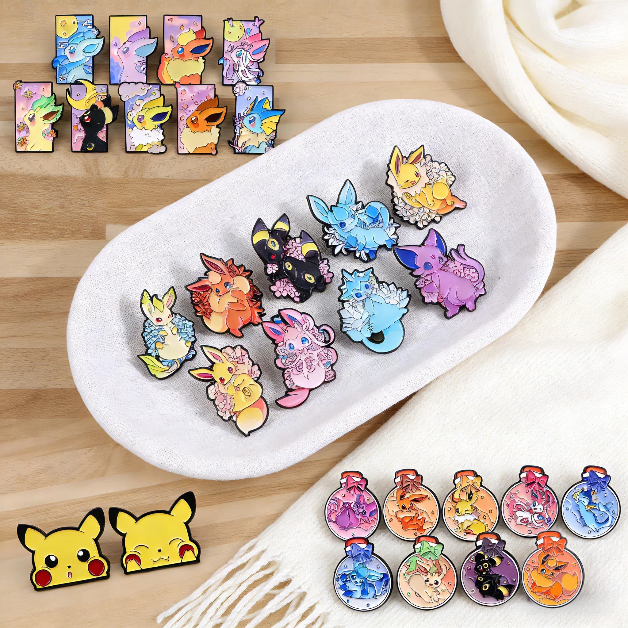 Niedliche Anime-Elfen Emaille-Anstecknadeln Cartoon-Figuren Brosche Anstecknadel für Rucksack Kleidung Accessoires Modeschmuck Freundschaftsgeschenke