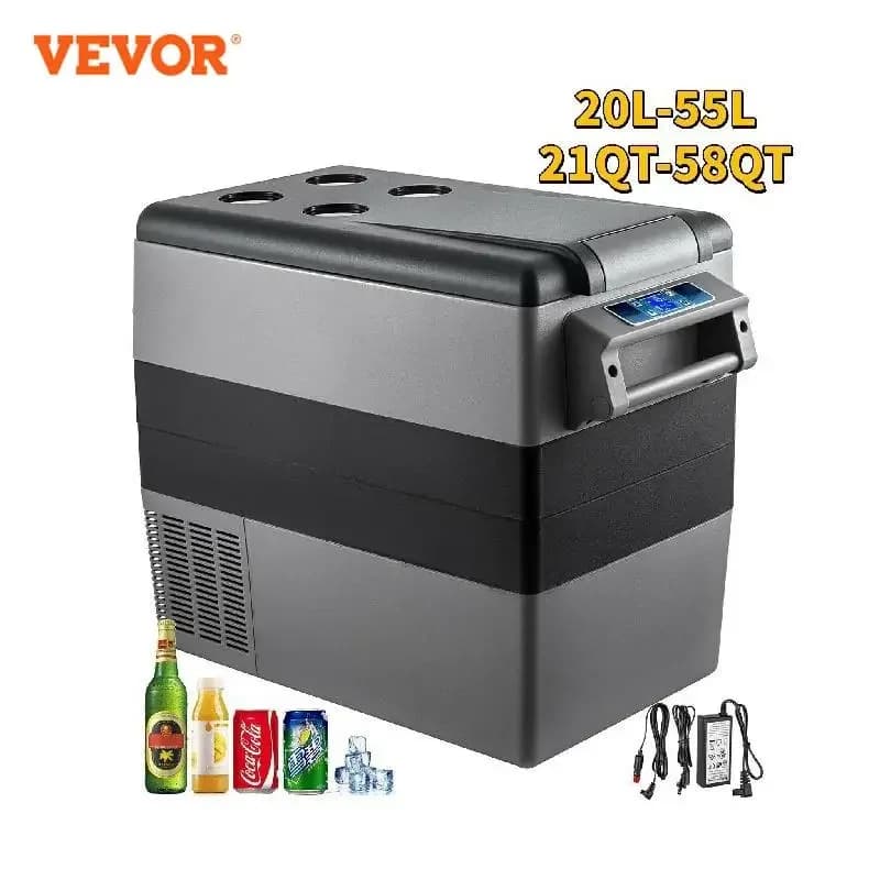 VEVOR Pro Beinstrecker 220LBS Beinstreckmaschine 20L/30L/35L/40L/45L/50L/55L Auto-Kühlschrank-Kompressor-Gefrierkombination mit Rollen und Zugstange