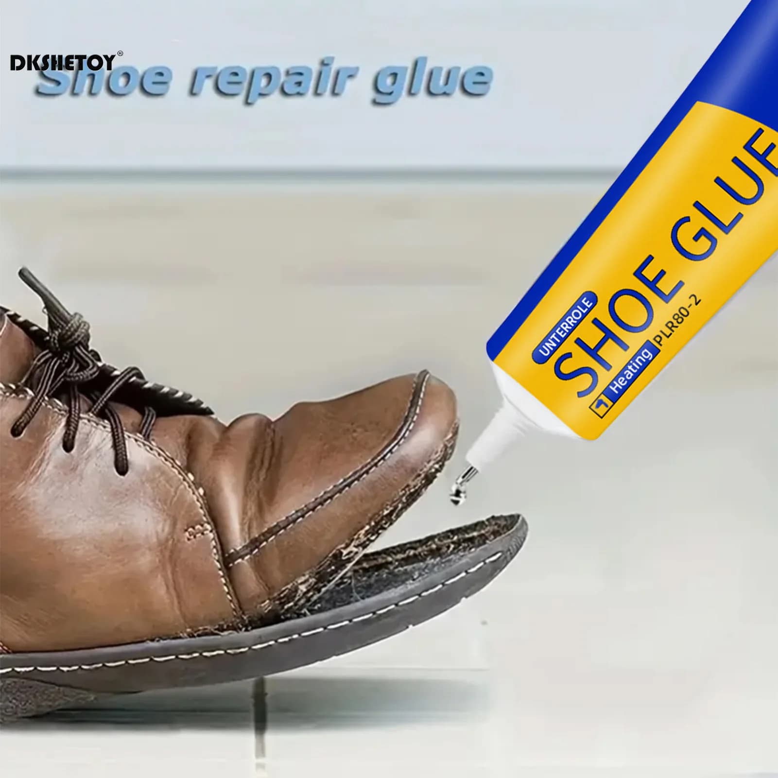 60 ml superstarker Schuhkleber, DIY-Reparaturkleber, universeller wasserdichter Schuhversiegeler für Turnschuhe, Stiefel, Leder, schneller