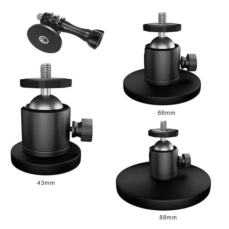 Magnetische Saughalterung Basis Action Kamera Halter für GoPro 13 12 11 10 9 8 Insta 360X5X4X3 Ace Pro 2 DJI Action 6 5 NANO