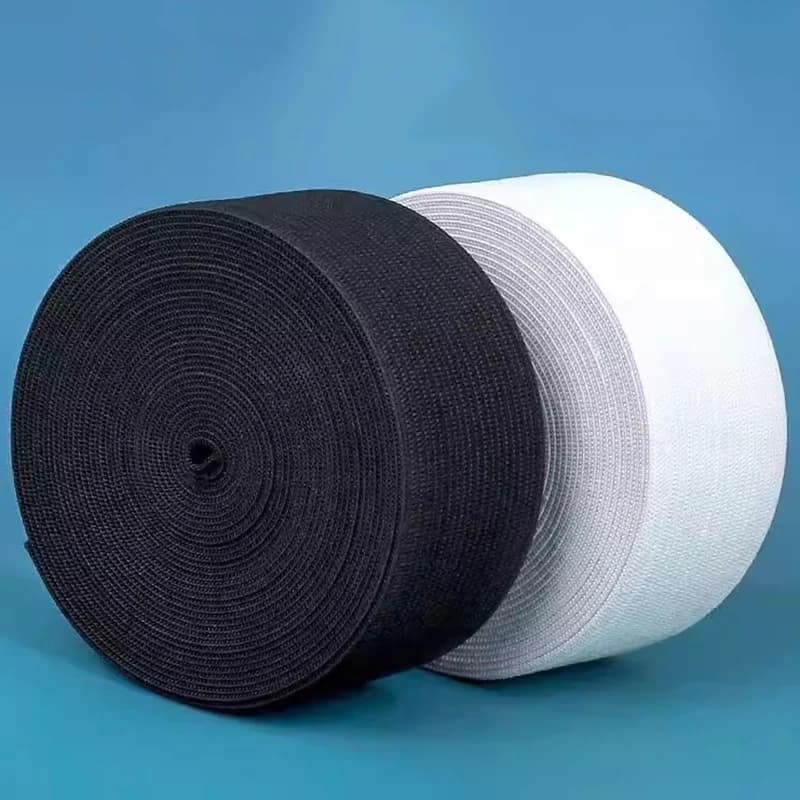 10/20M 3/10/20/30/40/50mm Bungee Cord Schwarz/Weiß Gummibänder Maske Strap Nähen Gummiband Haarband Elastizität Band Liefert