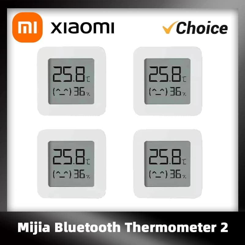 Original Xiaomi Mi Bluetooth Thermometer 2 Kabelloses, intelligentes, elektrisches, digitales Hygrometer-Thermometer, funktioniert mit der Mijia-App