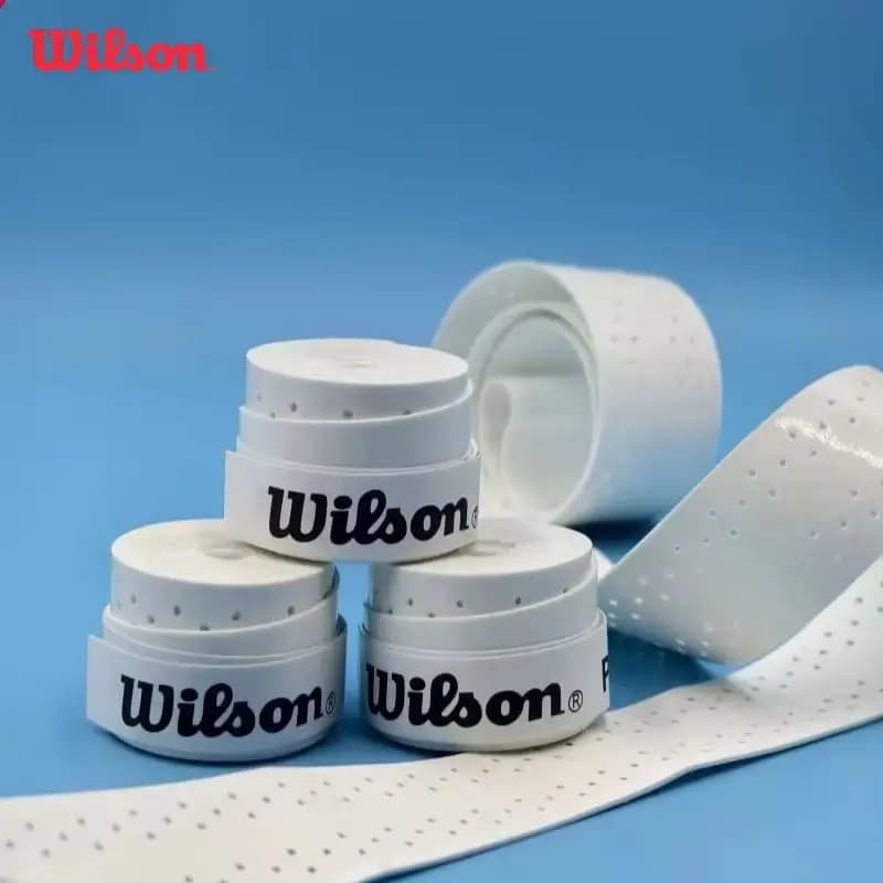 12Pcs Wilson Original Schläger Grip Schweiß Band Absorption Tennis Badminton Schläger Hand Kleber PU Nicht-Slip Tennis Over