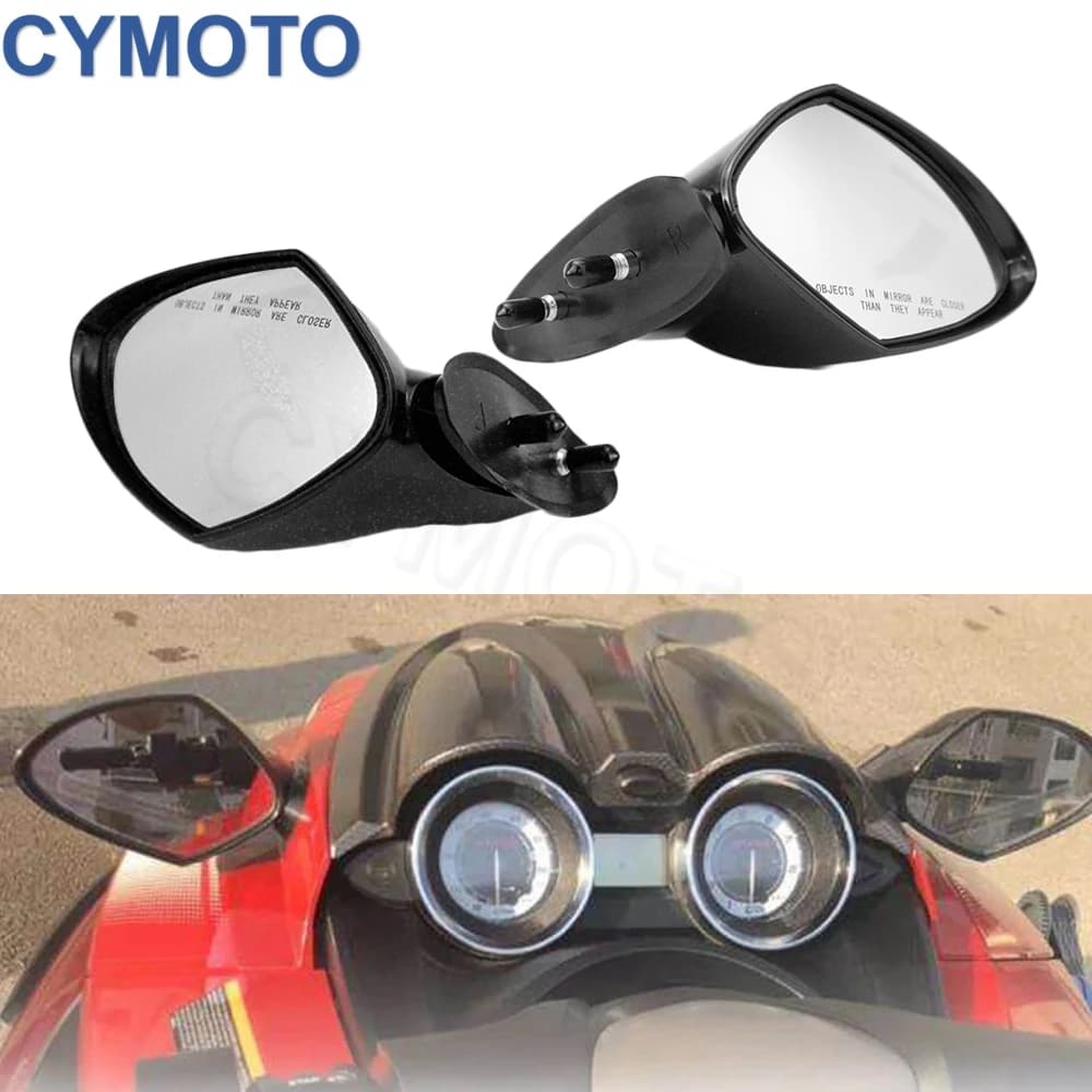 Motorboot Rückspiegel für Yamaha Waver unner VX110 Abs Kunststoff PWC Seitens piegel VX 2005 Deluxe Sport Cruiser 2014-2018 schwarz