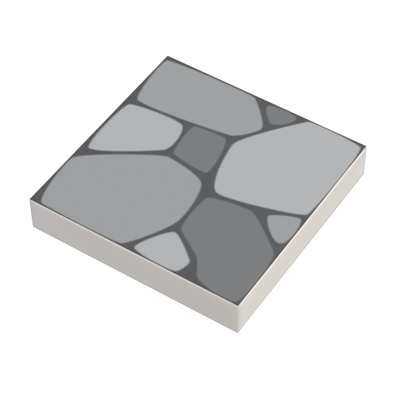 *Flachfliese 2x2 bedruckt * Boden D909 20 Stück DIY Blockziegel Teilenummer. 3068, kompatibel mit Baugruppenpartikeln