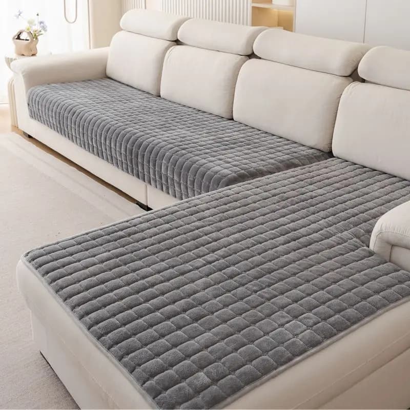 Plüsch Plaid Sofa Kissen Rutschfeste Universal Wohnzimmer Sofa Abdeckung Flanell Verdickte Samt Sofa Rückenlehne Plüsch Handtuch Die ganze Saison