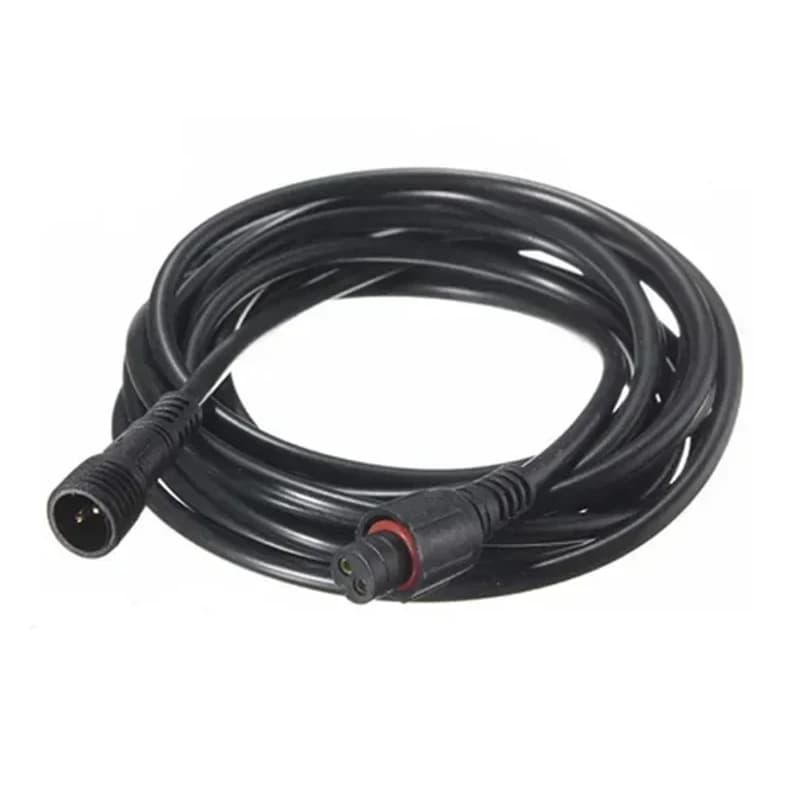 Wasserdichtes 2-poliges Verlängerungskabel, Stecker auf Buchse, 0,3/0,5/0,75/1,0/1,5/2,5, quadratischer Stecker im Freien, LED-Stecker, 10 m
