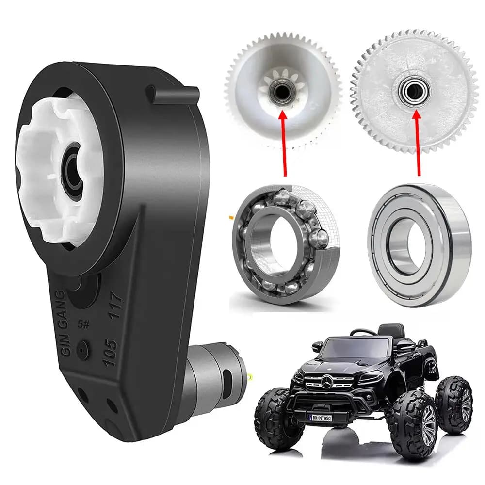 6V 12V 24V RS550 RS570 RS555 High Speed High Power Kinder Elektrische Fahrt auf Auto Motor Getriebe mit Lager Motor Upgrade Teile