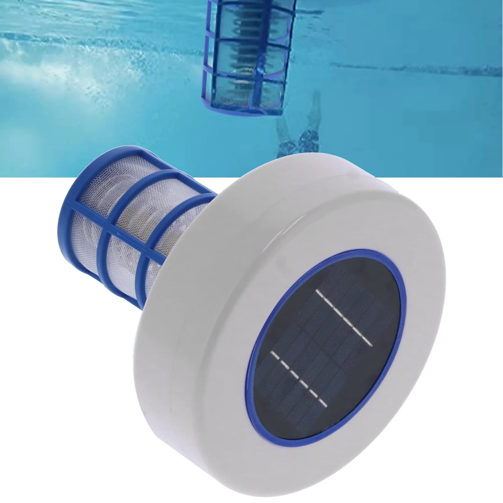 Solar betriebener Pool Ionisator Reiniger Silber Ionen Schwimmbad Spa Brunnen reiniger Schwimmbad Reinigungs geräte