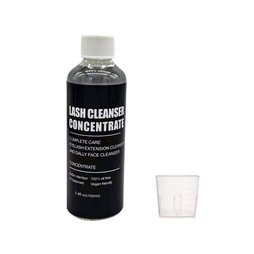 Wimpernverlängerungs-Shampoo-Konzentrat-Set 100ml Wimpernbad-Schaumreiniger Mousse Hautfreundlich für die tägliche Gesichts- und Wimpernreinigung