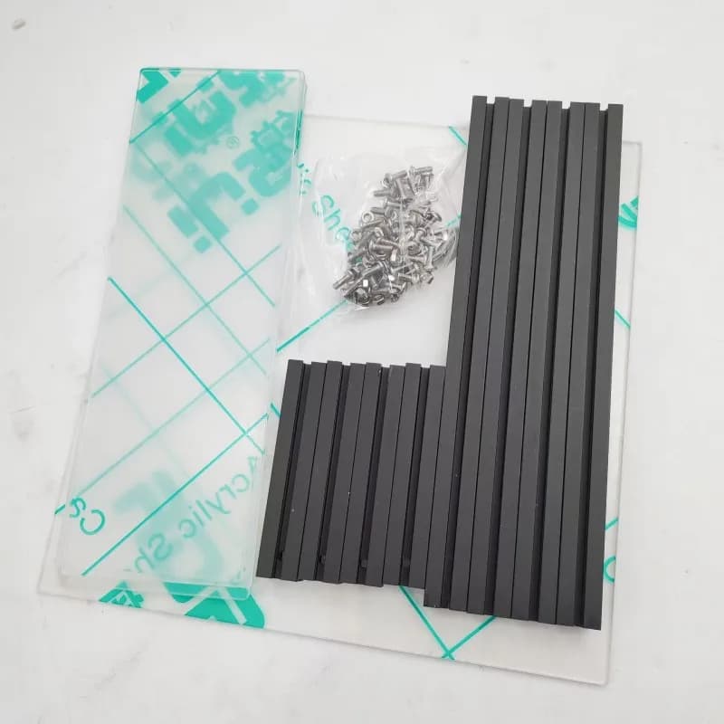 Funssor Voron V0.1 bis V0.2 Gehäusefeld 1515 Extrusion Upgrade-Kit mit 80 mm/100 mm Höhe