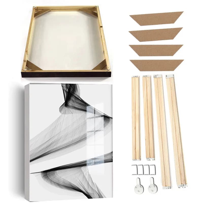 DIY Holzrahmen 70x140 80x160 Bilderrahmen für Bildwand Leinwand Malerei für Wohnzimmer Schlafzimmer Holzrahmen personal isiert