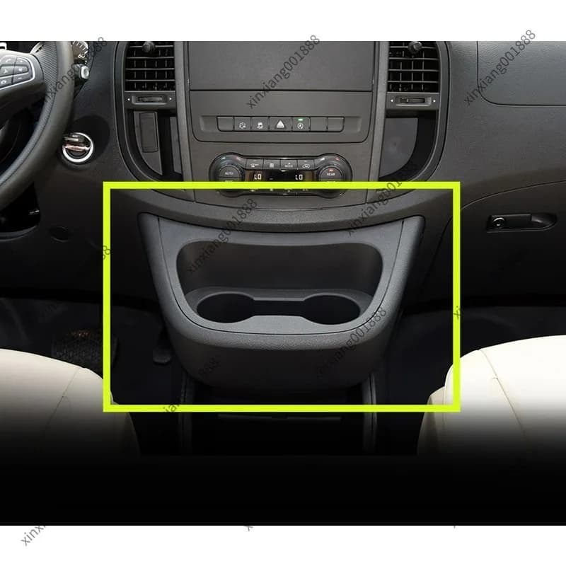 Für 16-25 Mercedes Vito V-Klasse W447 Mittelkonsole Getränkehalter Armaturenbrett Aufbewahrungsbox Spezielles Innenraum-Zubehör