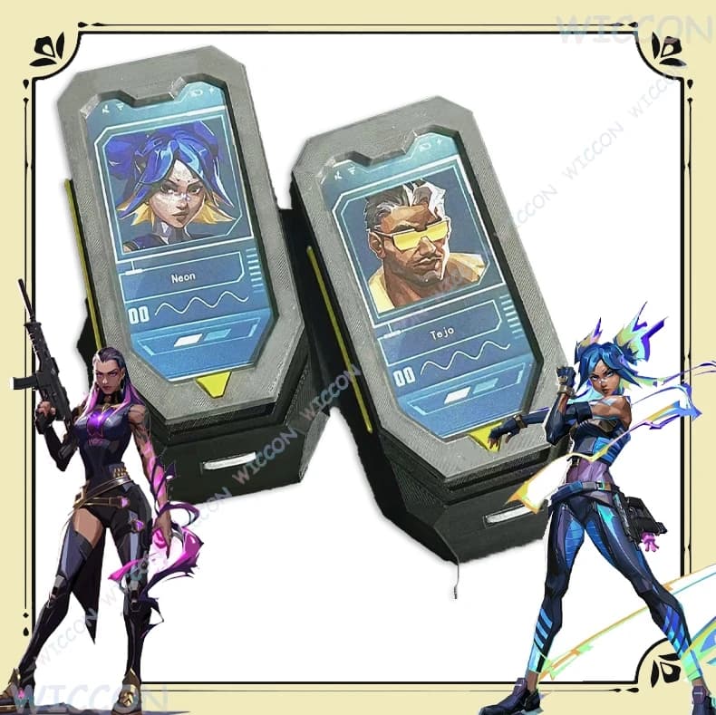 Valorant Agent jett raze neon reyna sageID Abzeichen Cosplay Zubehör Custom Name Game Merchandise Offizielle Riot Games Sammlerstück