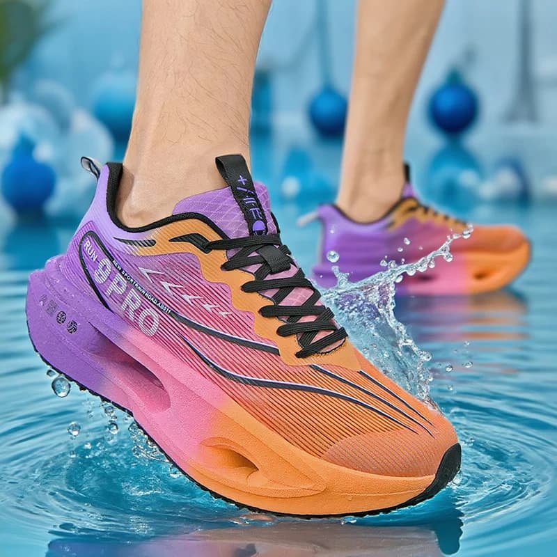 Männer Turnschuhe 9PRO Carbon Board Skeleton Dämpfung Marathon Laufschuhe Outdoor Fitness Training Sport Tennis Schuhe frauen