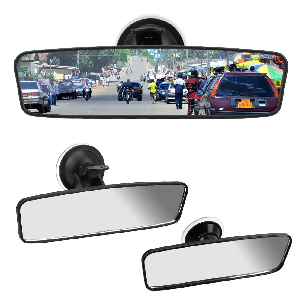 Rückspiegel für den Innenbereich 360° °   Dreht Auto-Rückspiegel, Weitwinkel-Rückspiegel, verstellbarer Saugnapf, Auto-Styling, universell