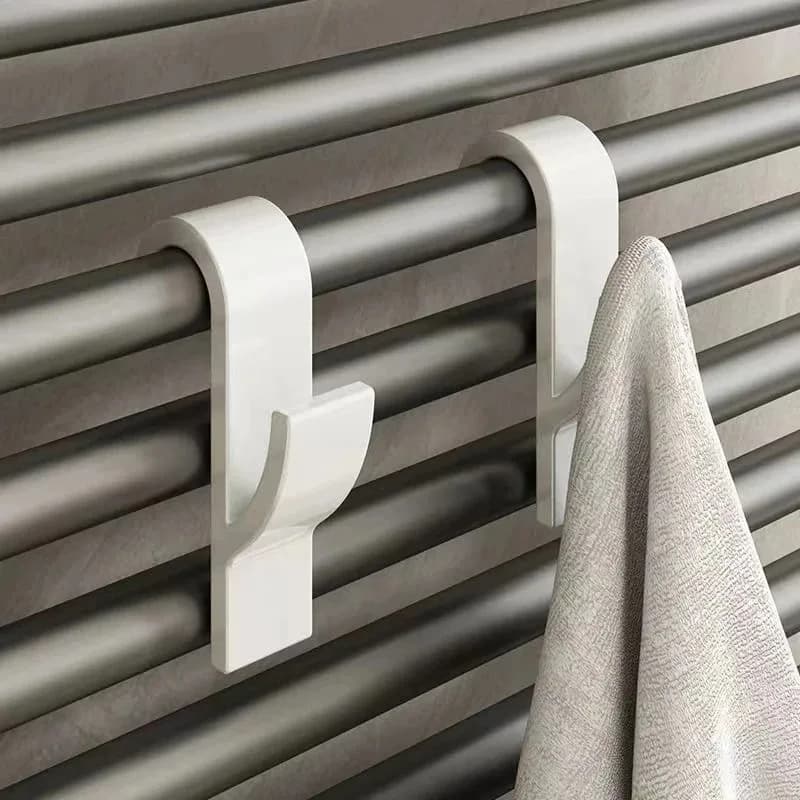 Bad Dusche Handtuch Halter Aufhänger Beheizte Heizkörper Schiene Haken Clips Lagerung Racks Kleidung Schal Aufhänger Haken