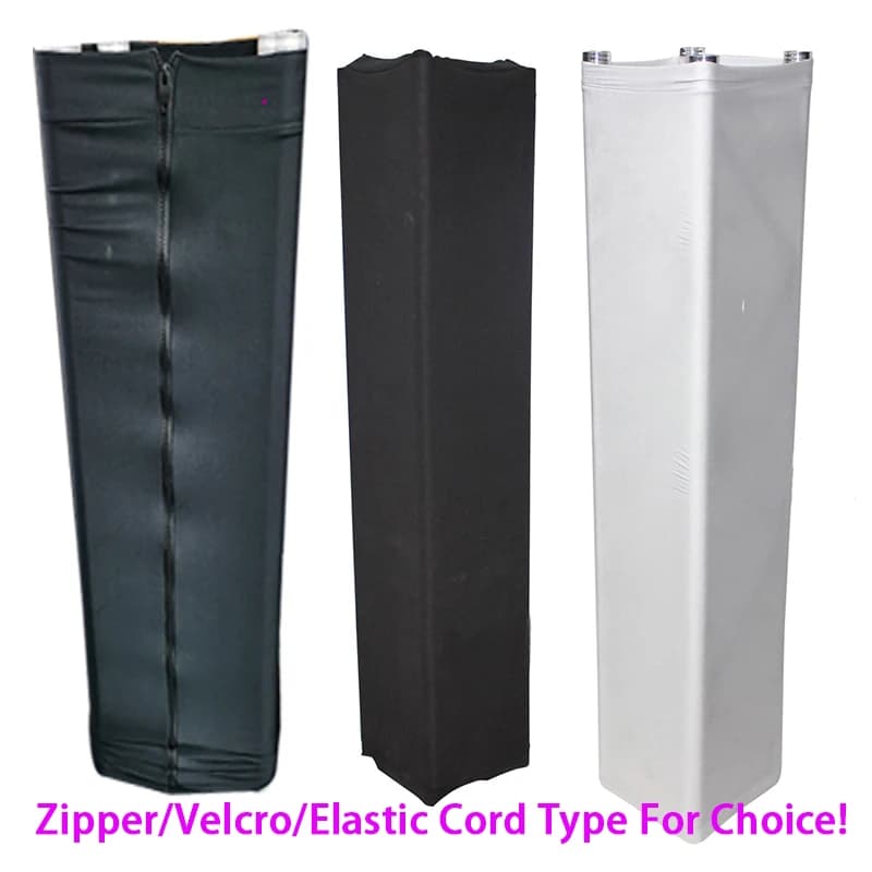 Weiß/schwarzer Stoff fachwerk bezug/Socke/Stoff mit Reiß verschluss/Velcor/elastischer Schnur für f34 290mm quadratisches Traversen segment