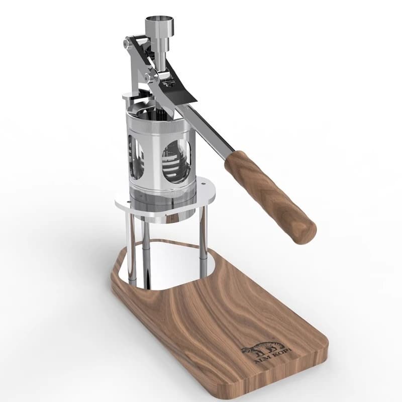 Neuer Mini 6-9 Bar Manueller Espresso-Maker - Tragbare Mikro-Handpresse für Camping, Italienisches Crema-System mit Druckanzeige