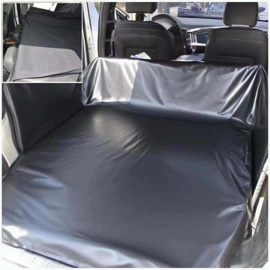 Wasserdichte Haustiermatte, Stoff, Cargo-Liner, universelle Passform, Sitzbezug, PVC, leicht zu reinigen, staubdichter Schutz für Windeln, flaches