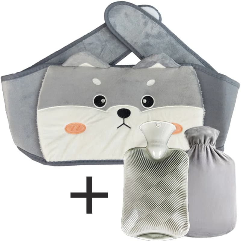 3-in-1-Wärmflasche mit Taillenabdeckung für Nacken und Schulter, Rücken, Hand, Beine, Taille, warmer Bauch, Bauchwärmtasche