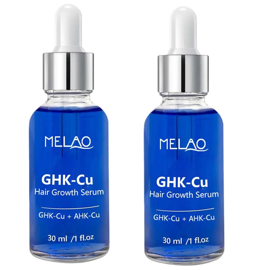 Kupferpeptid-Haarserum GHK-Cu Peptid für Haarwachstum, Kopfhaut-Feuchtigkeitspflege, fortgeschrittene Nachwuchsbehandlung, Haarwurzelstärkung,