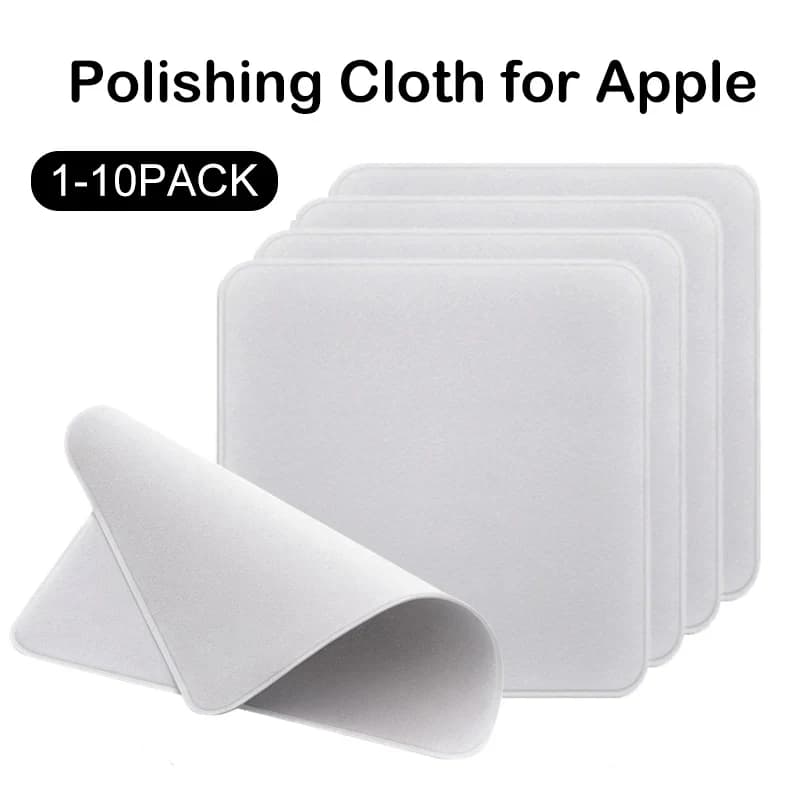 1–10 Stück Universal-Poliertücher für Apple Phone, iPad, Bildschirm, Kamera, Objektiv, polnisches Wischtuch, Brillenreinigung, Mikrofasertuch