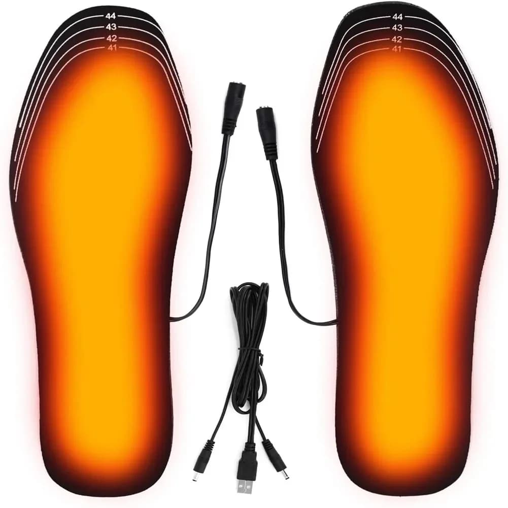 USB Beheizte Schuheinlagen Elektrische Fuß Erwärmung Pad Füße Wärmer Socke Pad Matte Winter Outdoor Sport Heizung Einlegesohle Winter Warm