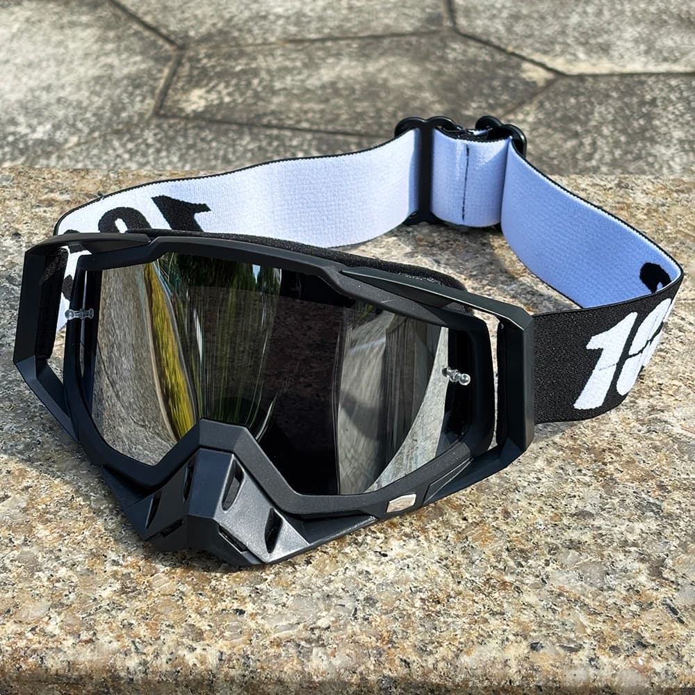 100 Offroad-Brillen, Motocross-Brillen, Motorrad-Sonnenbrillen, Herren, MTB, ATV, Maske, winddichter Schutz, Skifahren, Radfahren, Rennbrillen