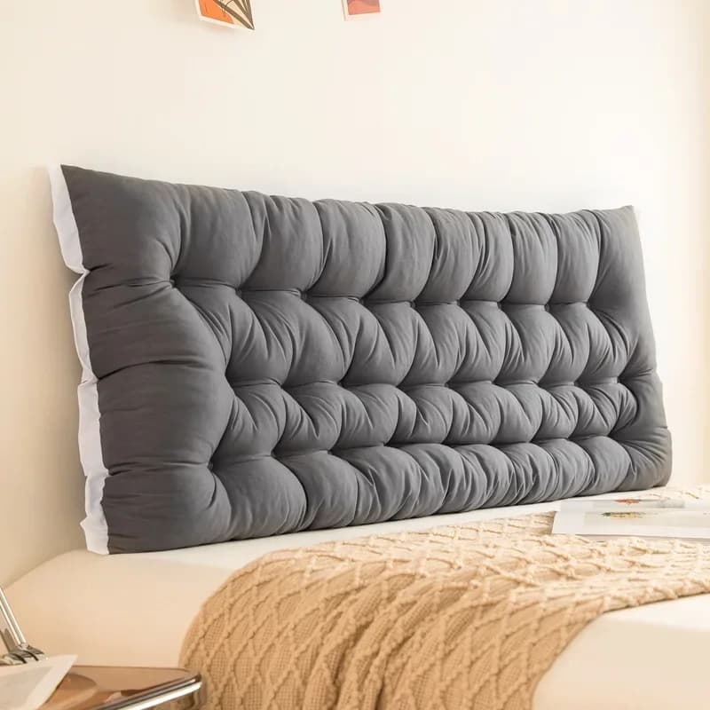 Koreanisches Kopfteil-Kissen, große Rückenlehne, Tatami-Bett, einfaches Kopfteil, weiches Rückenlehnenkissen, Taillenschutzkissen, Doppelbett